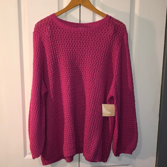 14th & Union Sweaters - 14TH & Union Crochet Sweater